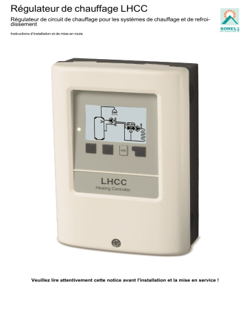 Sorel LHCC S45 24V HCC Heating Controller Manuel du propriétaire | Fixfr
