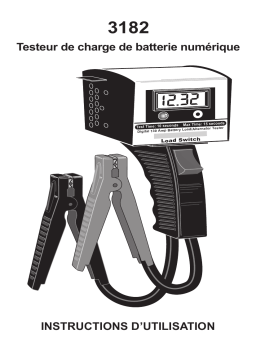 OTC 3182 130 Amp Digital Battery Load Tester Mode d'emploi