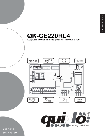 quiko QK-CE220RL4 Manuel utilisateur | Fixfr