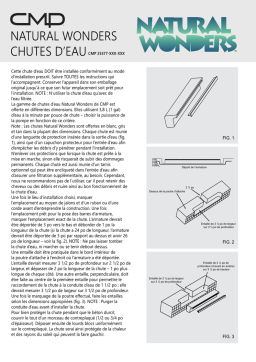 CMP Natural Wonders® Waterfall Guide d'installation