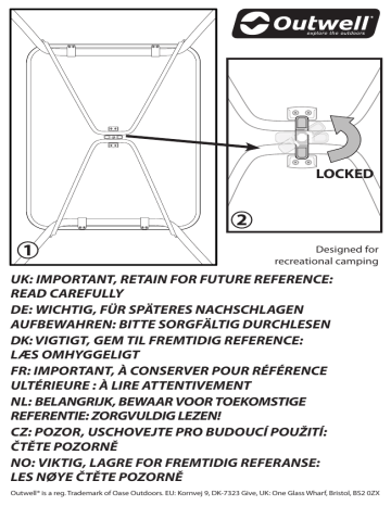 Outwell Coledale M Mode d'emploi | Fixfr