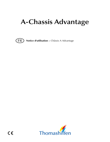 Thomashilfen A chassis Advantage Mode d'emploi | Fixfr
