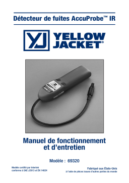 Yellow Jacket AccuProbe™ IR LEAK DETECTOR Manuel utilisateur