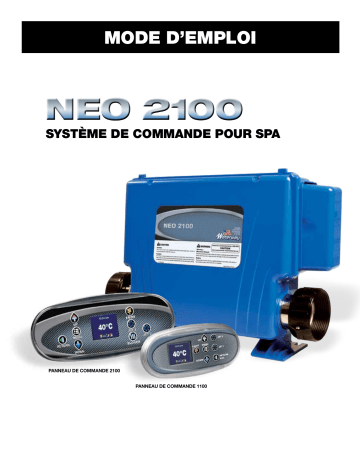 WaterWay 810-1930-F NEO 2100 Spa Control System Manuel utilisateur | Fixfr