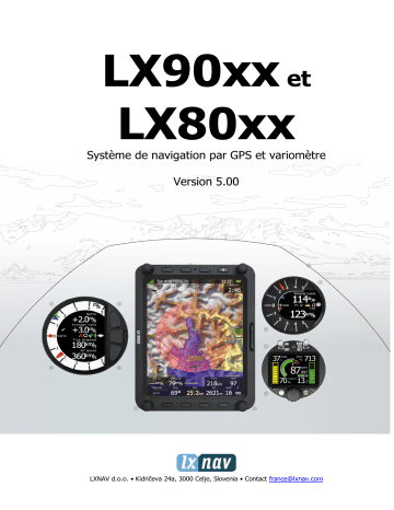 LX8000 | LXNAV LX9080 Manuel utilisateur | Fixfr