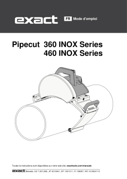 eXact PipeCut 360 INOX Manuel utilisateur