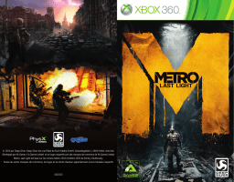 Deep Silver Metro: Last Light Manuel du propriétaire