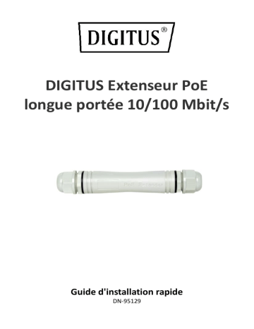 Digitus DN-95129 Guide de démarrage rapide | Fixfr