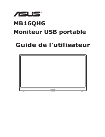 Asus ZenScreen MB16QHG Monitor Mode d'emploi | Fixfr