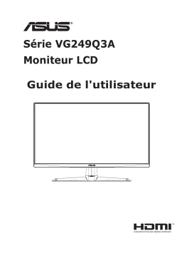 Asus TUF Gaming VG249Q3A Monitor Mode d'emploi