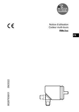 IFM RMB300 Absolute multiturn encoder Mode d'emploi