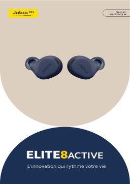 Jabra Elite 8 Active - Caramel Manuel utilisateur