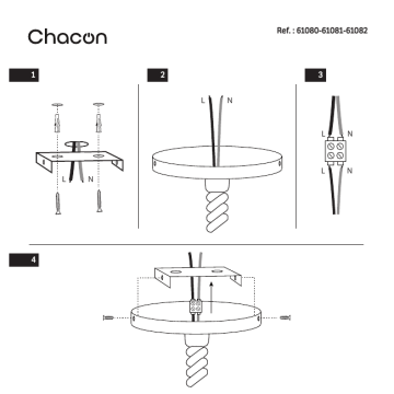 Chacon 61082 Rope suspension kit Manuel utilisateur | Fixfr