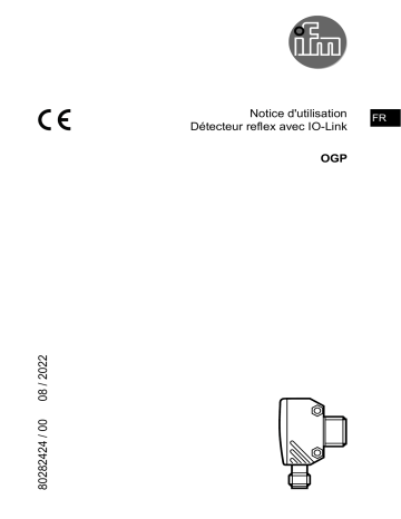 OGP280 | IFM OGP283 Retro-reflective sensor Mode d'emploi | Fixfr
