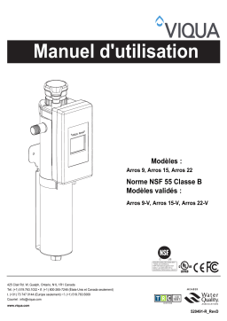 Viqua ARROS22-V Arros 22-V Manuel utilisateur