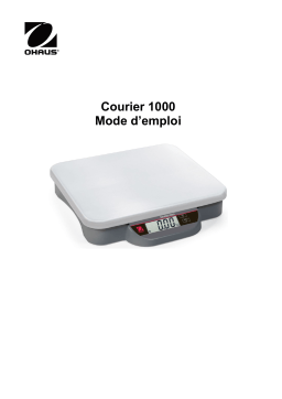 Ohaus i-C12P75 AM Courier™ 1000 Manuel utilisateur