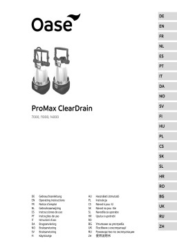 OASE 42264 ProMax ClearDrain 11000 Manuel utilisateur