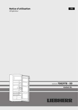 Liebherr Ksl 2834 Comfort Réfrigérateur armoire Mode d'emploi