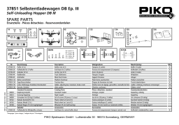 PIKO 37851 GER: G Selbstentladewagen DB III Manuel utilisateur