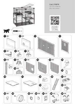 Ferplast 57007617 MULTIPLA HAMSTER CRYSTAL Mode d'emploi