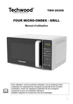 Techwood TMO-2020D Micro-Ondes 20L /Grill Manuel utilisateur