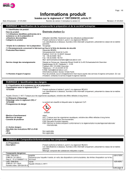 Abicor Binzel Gouging electrodes ABIARC Information produit