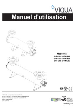 Viqua SHFM-140 High Commercial Flow UV Water System Manuel utilisateur