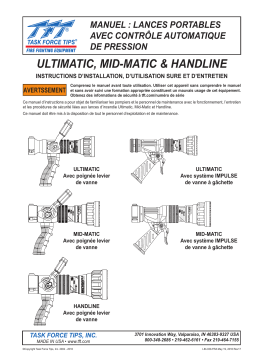 Task Force Tips HM-TO MID-MATIC TIP 1.5"F Mode d'emploi