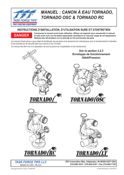 Task Force Tips Y2-EF3A-LT TORNADO RC LT Mode d'emploi