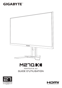 Gigabyte M27Q X Monitor Manuel utilisateur