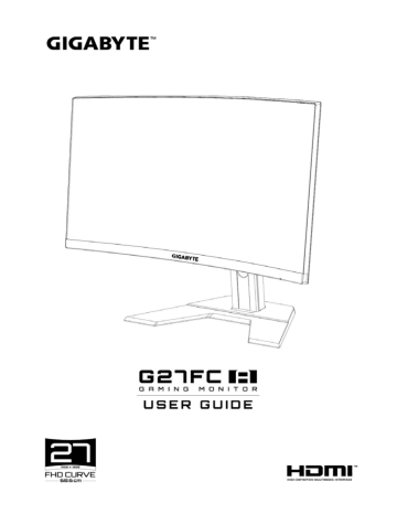 Gigabyte G27FC A Monitor Manuel utilisateur | Fixfr