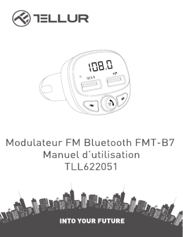 Tellur TLL622051 B7 Bluetooth Fm Transmitter Manuel utilisateur | Fixfr