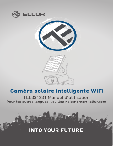 Tellur TLL331231 Wifi Smart Solar Camera 2 Manuel utilisateur | Fixfr