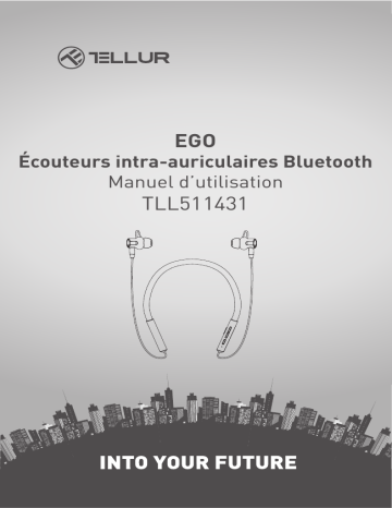 Tellur TLL511431 Ego Bluetooth In Ear Headphones Manuel utilisateur | Fixfr