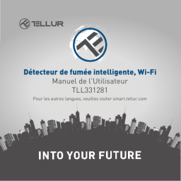 Tellur TLL331281 Wifi Smoke Sensor Manuel utilisateur