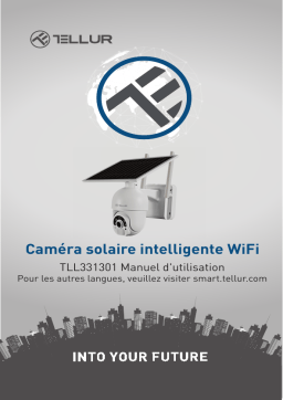Tellur TLL331301 Wifi Solar Camera Pt Fullhd 1080p Pir Manuel utilisateur