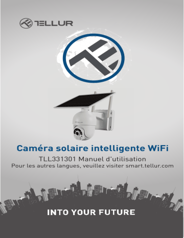 Tellur TLL331301 Wifi Solar Camera Pt Fullhd 1080p Pir Manuel utilisateur | Fixfr