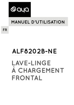AYA ALF8202-NE Lave-linge hublot Manuel utilisateur