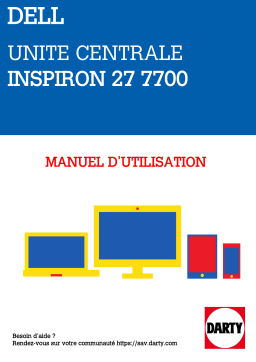 Dell Inspiron Tout-en-un 7700 PC tout en un Manuel du propriétaire