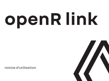 Renault openR link Manuel utilisateur | Fixfr