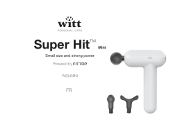 Witt Super Hit Mini Manuel du propriétaire
