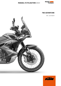 KTM 790 Adventure bike 2023 Manuel du propriétaire