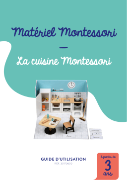 NATURE & DECOUVERTES 30170600 Jeu La cuisine Montessori Mode d'emploi