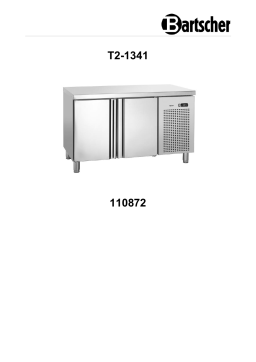 Bartscher 110872 Freezer Counter T2-1341 Mode d'emploi