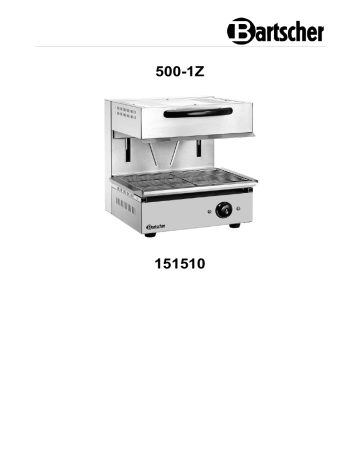 Bartscher 151510 Lift-Salamander 500-1Z Mode d'emploi | Fixfr