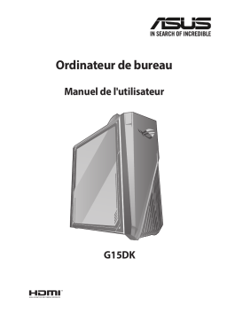 Asus G15DK Tower PC Manuel utilisateur