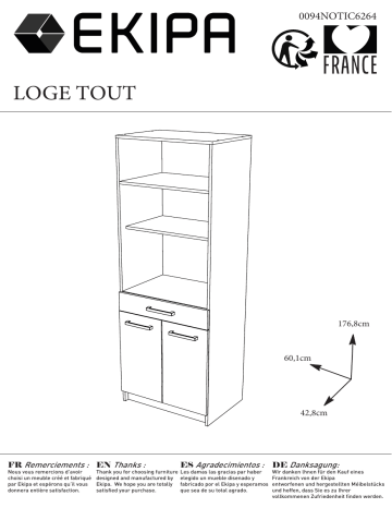 BUT Loge tout UNO blanc Mode d'emploi | Fixfr