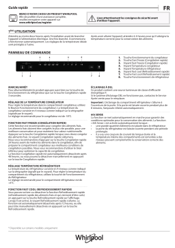 Whirlpool Combiné W7X83AW - 335L Manuel utilisateur