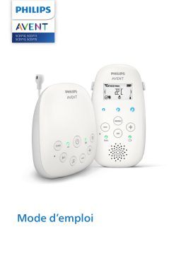 Avent SCD713/26 Avent Advanced Écoute-bébé audio DECT Manuel utilisateur