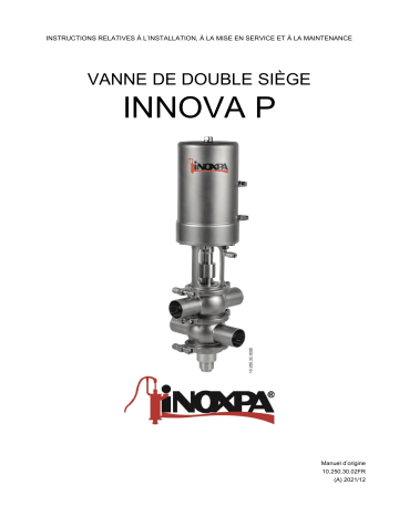 iNOXPA Shut-off Double Seat Mixproof Valve INNOVA P Manuel utilisateur | Fixfr